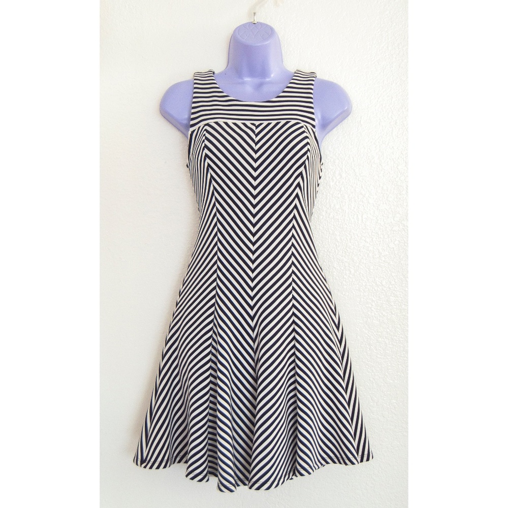 Potter's Pot Chevron/Herringbone Dress, Medium